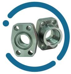 Stainless Steel 304 SAE Flanges AISI 304 SAE Threaded Flanges