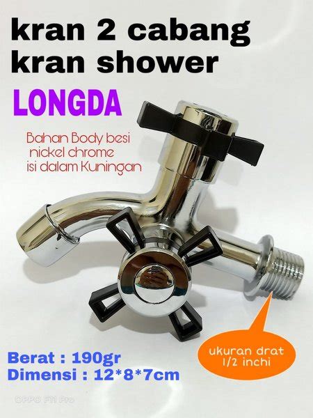 Jual KRAN CABANG KERAN SHOWER KRAN DOUBLE KERAN DOBEL KRAN GANDA KERAN