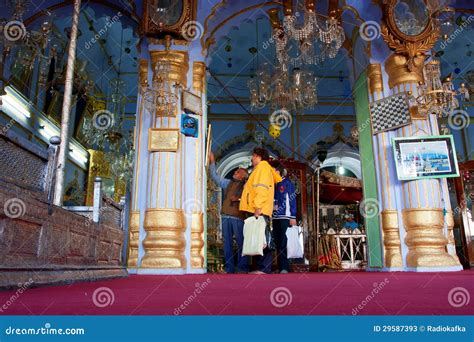 Tourists Inside Colorful Mausoleum Stock Photos Free And Royalty Free