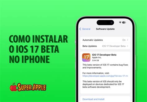 Como Instalar O Ios Beta No Iphone Super Apple