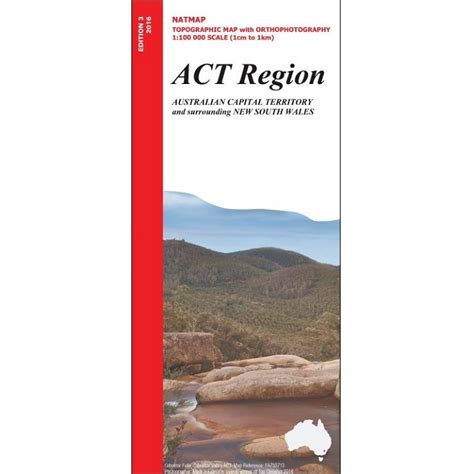 Act Region Topographic Map Geographica