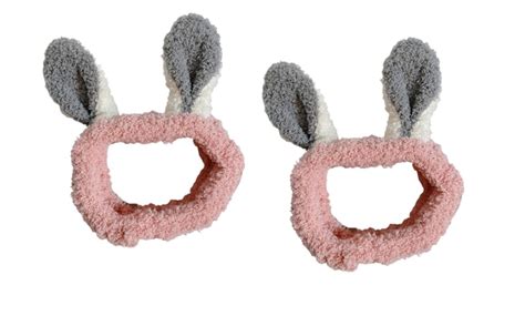 Jusquà 77 Serre Tête Avec Oreilles De Lapin En Peluche Douce Groupon