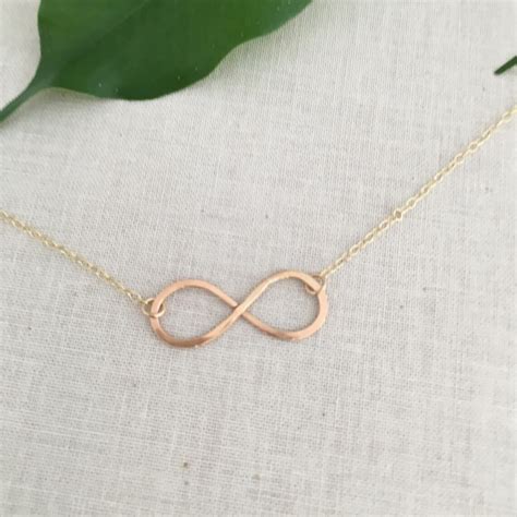 Eternity Necklace Silver Infinity Necklace Gold Infinity - Etsy