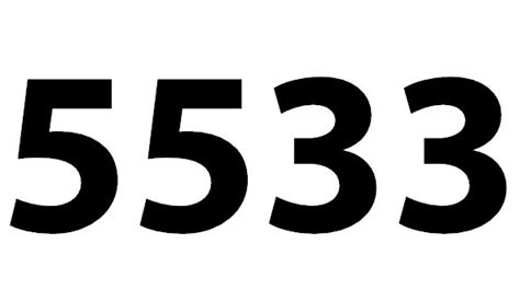 Zahl 5533