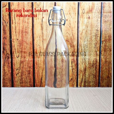 Jual Botol Bormioli Swing 1 Liter Botol Kaca 1000ml Swing Bottle