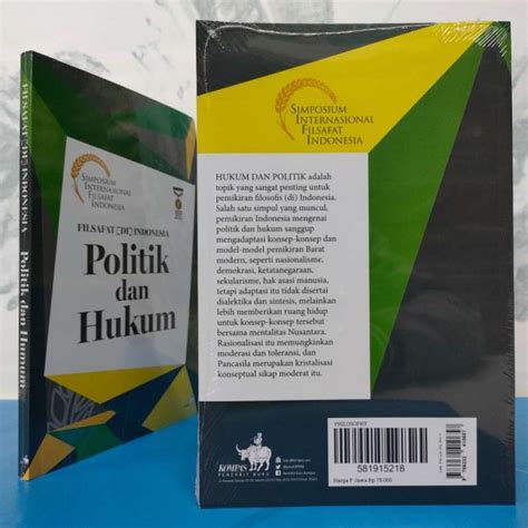 Promo Ori Buku Filsafat Di Indonesia Politik Dan Hukum Diskon 23 Di