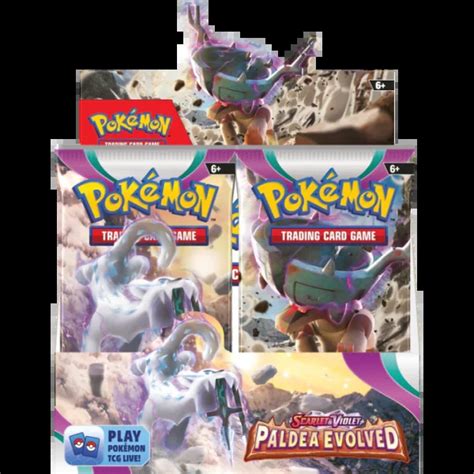 Pokemon Sv2 Paldea Evolved Booster Box Trading Card Game Home