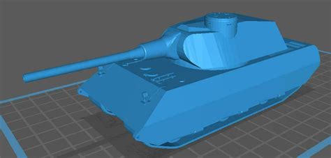 Stl File Vk 10001 P Ausf B Heavy Tank 🪖・3d Printing Template To