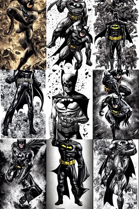 Full Body Batman Character Design By Lee Bermejo Stable Diffusion