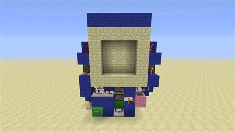 Super Compact 3x3 Piston Door Minecraft Redstone Tutorial Its 7x3