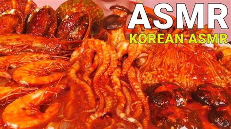 Asmr Mukbang Korean Asmr Mukbang Eating Sea Food Asmr Cooking And Eating Spicy Seafood Youtube