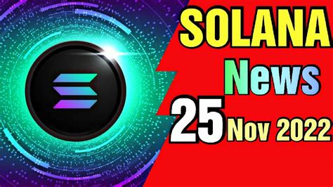 Solana Price Prediction 25 Nov 2022 Crypto Shakeel Solana Sol Today