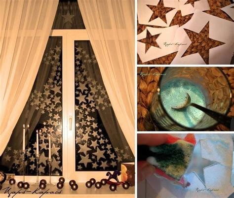 Wonderful Diy Star Window Painting With Toothpaste