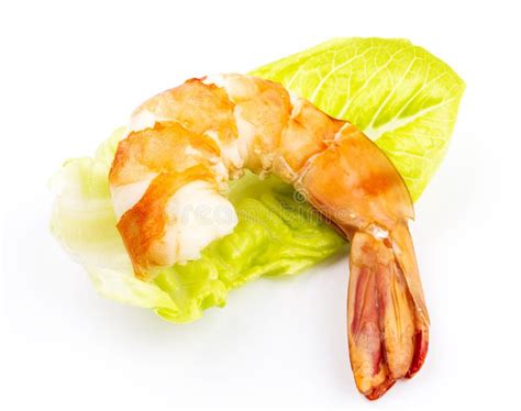 Cooked Unshelled Tiger Shrimps Stock Image Image Of Juicy King