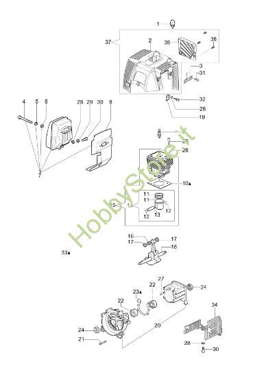 Motore OM 43 Decespugliatore Categoria OM 43 Decespugliatore OLEOMAC