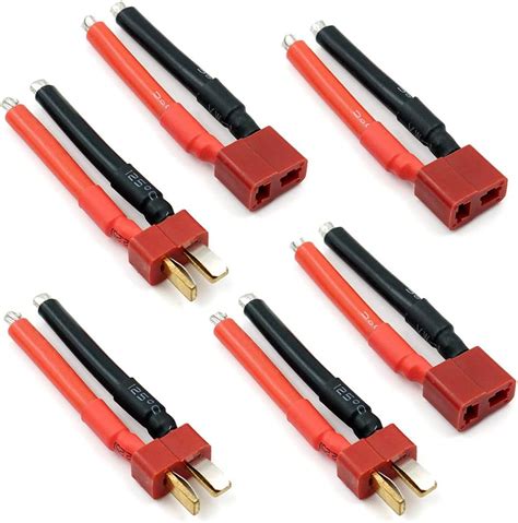 Amazon 3 Pairs T Plug Connector Female And Male Deans With 12AWG