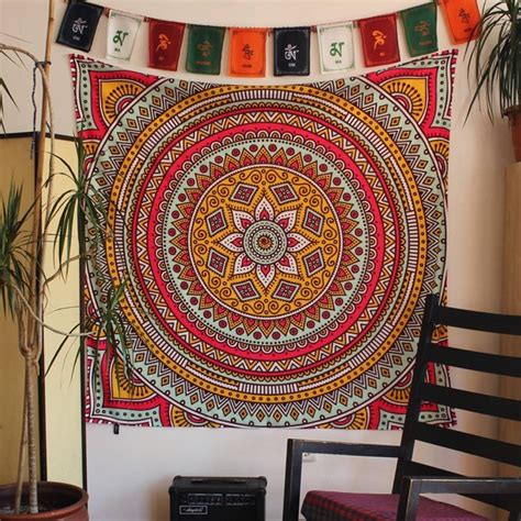 Mandala Tapestry - Etsy