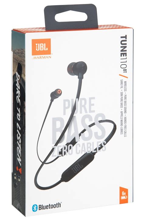 JBL T110BT In Ear Bluetooth Headset Black | ProMobily.cz