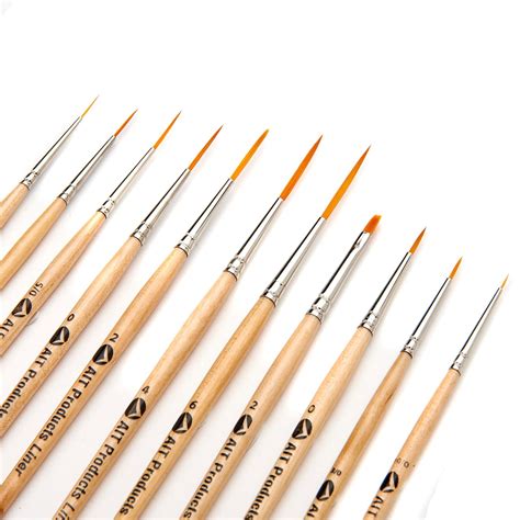 amazoncom ait art fine detail paint brush set  paint brushes