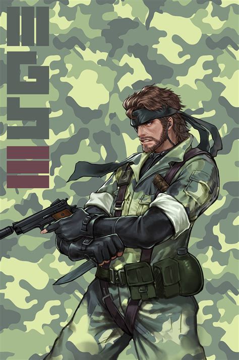 ArtStation - MGS3 Fan Art - Naked Snake