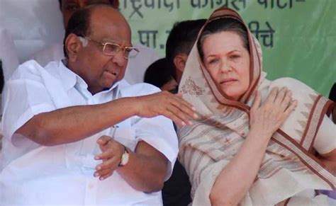 Sonia Gandhi Speaks To Sharad Pawar On Nephew Ajit Pawars Rebellion