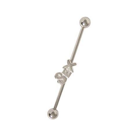 Body Jewelry Online Industrial Barbell Ear Piercing 14g Cartilage With