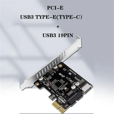 Pci e Para Usb 3 0 Cartão De Expansão 5gpbs Tipo E Pci Express Cartão