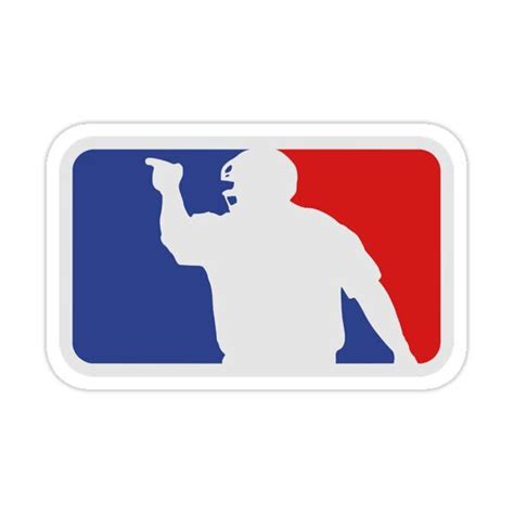 A Baseball Player Holding A Bat In Front Of A Red White And Blue Logo