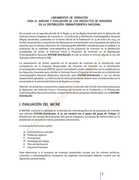 Pdf Lineamientos De Operaci N Para El An Lisis Y Evaluaci N De