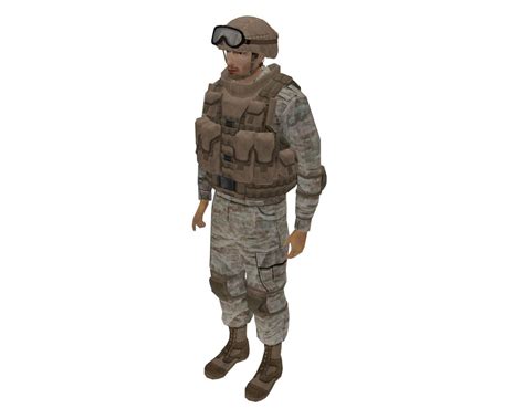 Soldier in the complete set of equipment Ratnik 3D Model $15 - .fbx ...