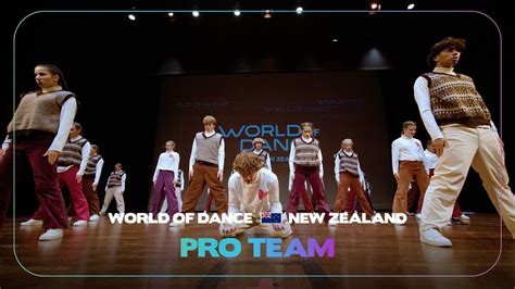 Pro Team St Place Junior Team Division World Of Dance New Zealand