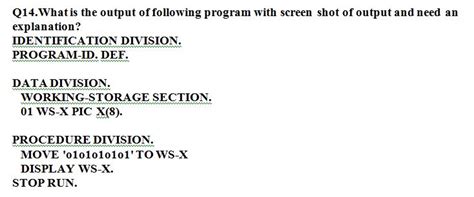 Solved What Is The Output Of Following Program With Screen Chegg