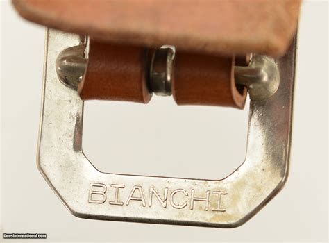 Vintage Size 48 Bianchi Gun Belt 38357 Caliber Cartridge Loops