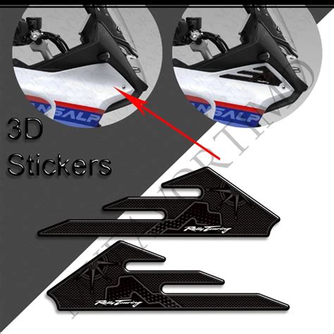 Motorcycle Tank Knee Pad Grips 3D Stickers Decals Protector Gas Fuel