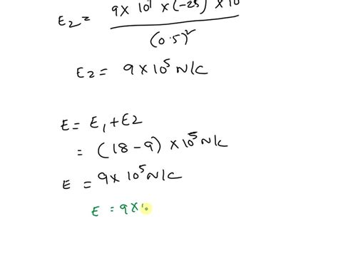 Solved Point Charges Q1 50 Î¼c And Q2 25 Î¼c Are Placed 10 M