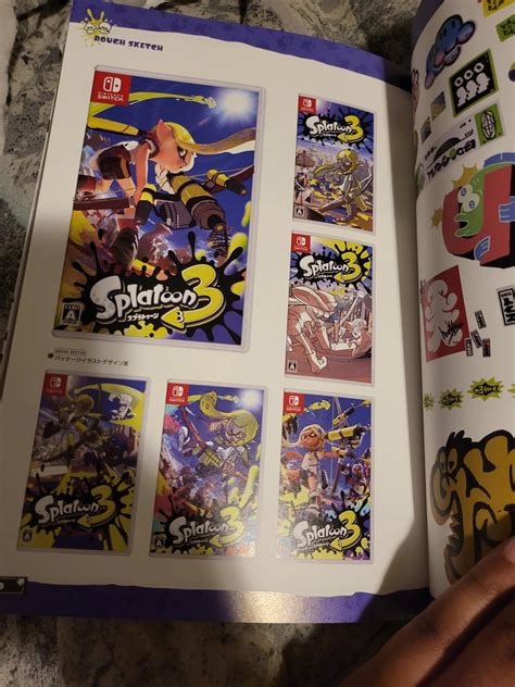 Artbook For Splatoon 3 Came In R Splatoon