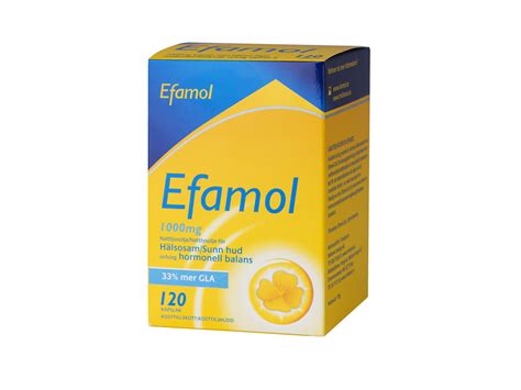 Efamol kapsler 1000mg/10mg, 120 stk. - Plantebaserte legemidler og ...