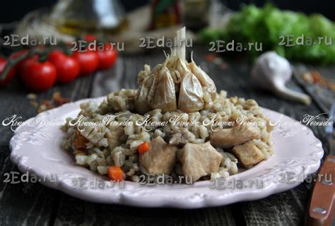 Перловка со свининой в мультиварке - пошаговый фоторецепт