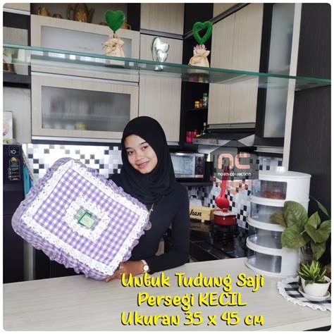 Jual SARUNG TUDUNG SAJI Persegi KECIL Cover Tudung Saji Persegi KECIL