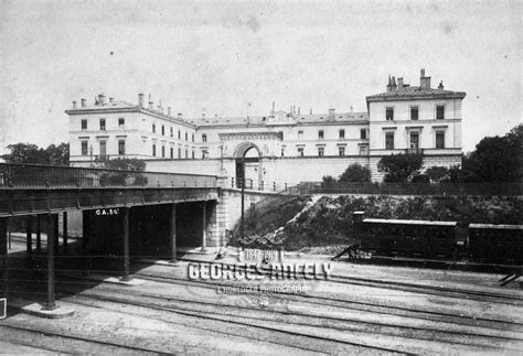 G ANCELY Photographie Ancienne Ecole vétérinaire et chemin de fer