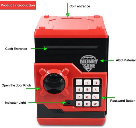 Best Electronic Piggy Bank ATM With Password Lock | Electrical Safe ...