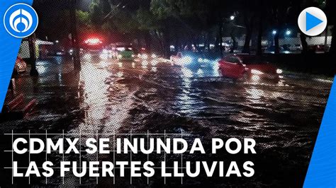 Las Fuertes Lluvias Azotan CDMX Zona Metropolitana Y Sonora YouTube