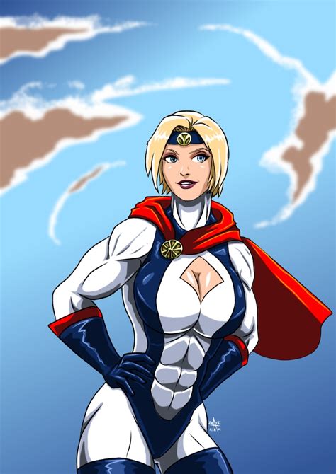 Power Girl 90s Atlantean Style By Adamantis On Deviantart