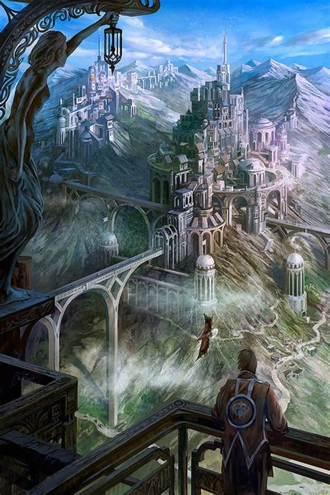 The Art Of Animation Fantasy Landscape Fantasy City Fantasy Places