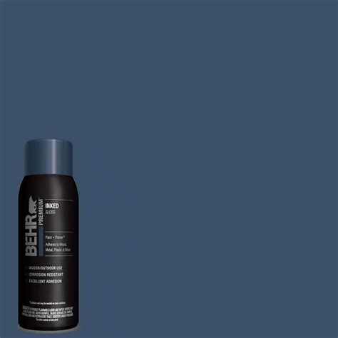 Behr Premium 12 Oz M510 7 Inked Gloss Interiorexterior Spray Paint