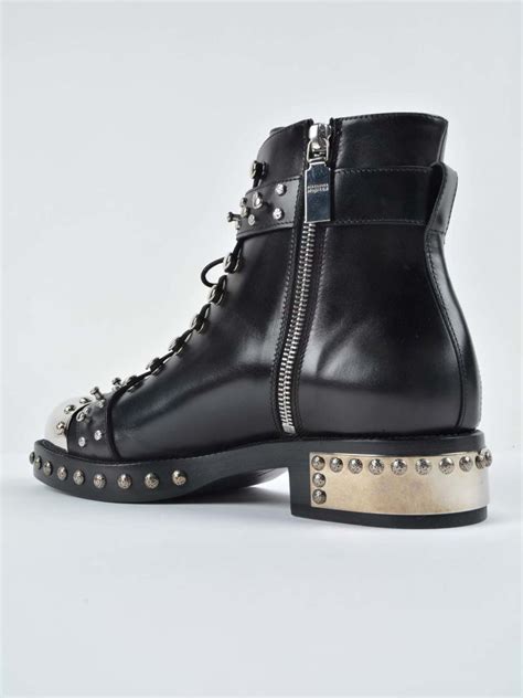 Alexander McQueen - Alexander McQueen Studded Boots - Black, Women's Boots | Italist