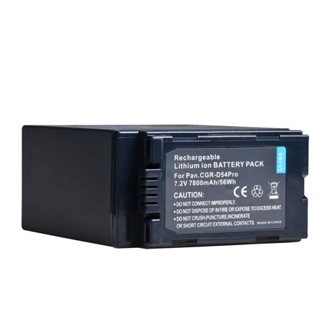 7800mah Cgr D54pro Cgr D54 D54s Battery With Led Power Indicators For Panasonic Ag Ac8pjag