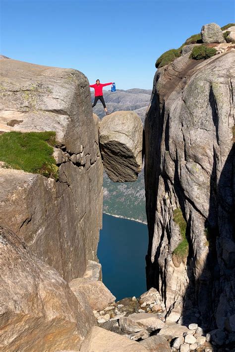 Kjeragbolten - Fear at the Rock Face A story of the hike to Kjeragboten ...