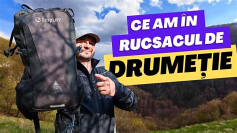 Rucsacul De Drume Ie Necesarul De Supravie Uire Pentru O Zi Pe Munte