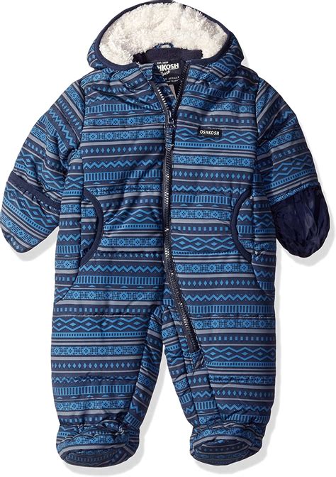 OshKosh Baby Boys' "Winter Pueblo" Pram Suit - navy, 6 - 9 months: Amazon.co.uk: Clothing